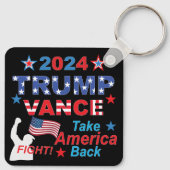 TRUMP VANCE 2024 SLEUTELHANGER (Achterkant)