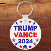 Trump Vance 2024 Sleutelhanger (Voorkant)