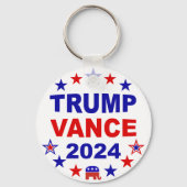 Trump Vance 2024 Sleutelhanger (Achterkant)