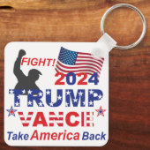 TRUMP VANCE 2024 SLEUTELHANGER (Achterkant)