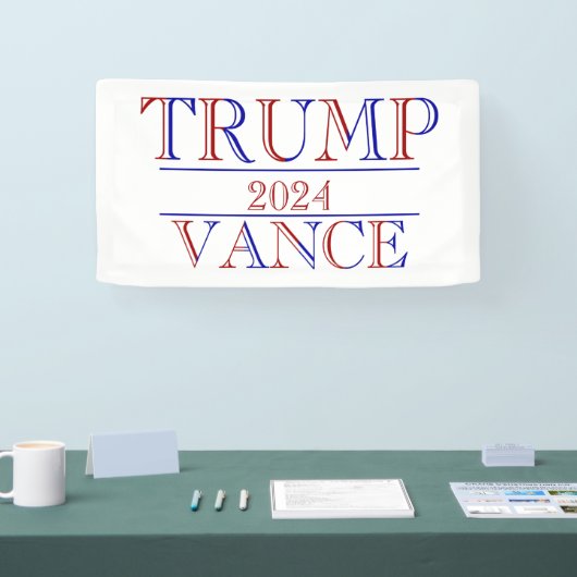 Trump Vance 2024 Spandoek (Beurs)
