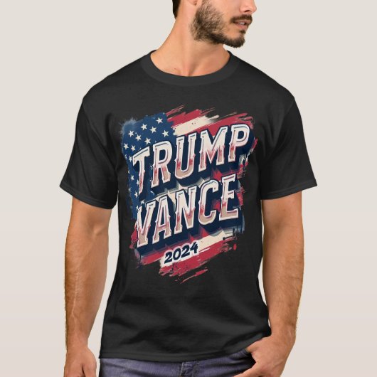 Trump Vance 2024 T-shirt (Voorkant)