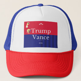 Trump Vance 2024 Trucker Pet