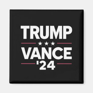 Trump Vance 2024 Voor President Vicepresident VS V Magneet
