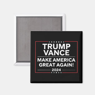 Trump Vance 2024 Voorzitter JD Vance Vice MAGA Magneet