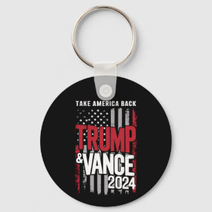 Trump Vance 2024 VS Vlag Neem Amerika Terug Sleutelhanger
