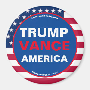 TRUMP VANCE AMERICA Koelkastmagneet Magneet