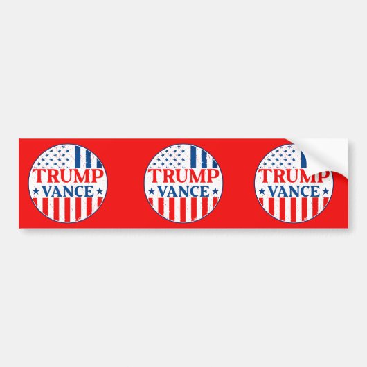 Trump Vance Bumpersticker (Voorkant)