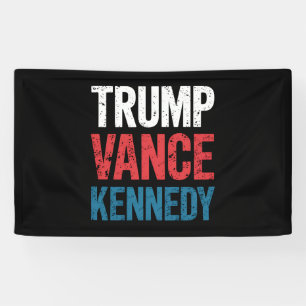 Trump Vance Kennedy 2024 Verkiezing Spandoek