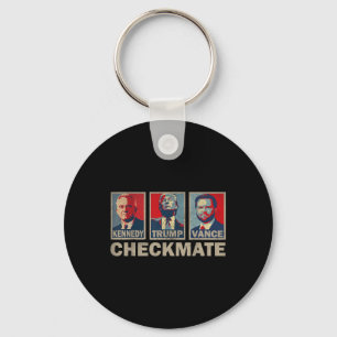 Trump Vance Kennedy Checkmate 2024 Verkiezingsrepu Sleutelhanger
