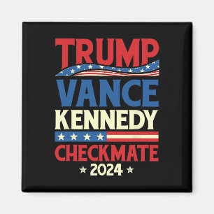 Trump Vance Kennedy Checkmate 2025 Verkiezing Repu Magneet
