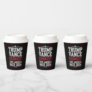 Trump Vance Kennedy Neem Amerika Weer Terug Papieren Bekers