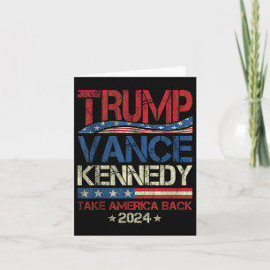 Trump Vance Kennedy neemt de Amerikaanse verkiezin Kaart
