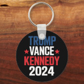 Trump Vance Kennedy President 2024 Sleutelhanger (Voorkant)
