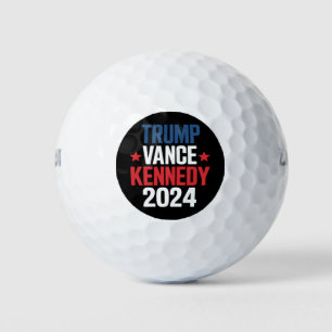 Trump Vance Kennedy President 2024 Verkiezing Golfballen