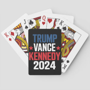 Trump Vance Kennedy President Verkiezingen 2024 Pokerkaarten