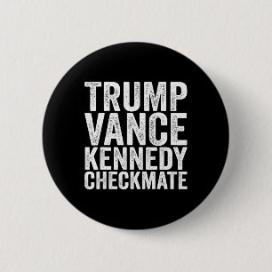 Trump Vance Kennedy Schaakmat 2025 Republikeinse V Ronde Button 5,7 Cm