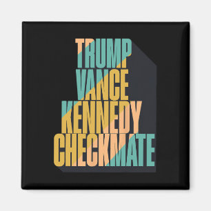 Trump Vance Kennedy Schaakmat 2025 Verkiezing Repu Magneet
