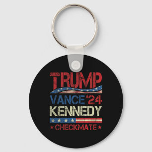 Trump Vance Kennedy Schaakmat Verkiezing Republike Sleutelhanger