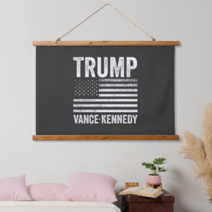 Trump Vance Kennedy Verkiezing 2024 Amerikaanse vl Hangend Wandkleed