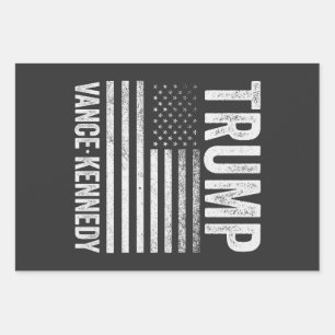 Trump Vance Kennedy Verkiezing 2024 Amerikaanse vl Inpakpapier Vel