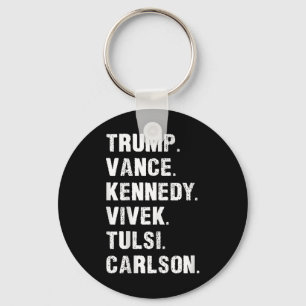 Trump Vance Kennedy Vivek Tulsi Carlson Sleutelhanger