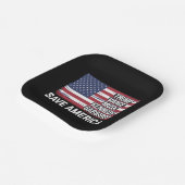 Trump Vance Musk Kennedy Gabbard 2024 - Red Amerik Papieren Bordje (Gebogen)