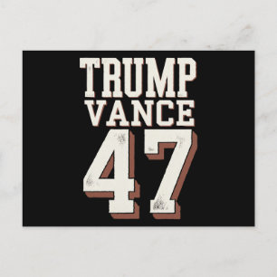 Trump Vance President Vintage Trump Wint Briefkaart