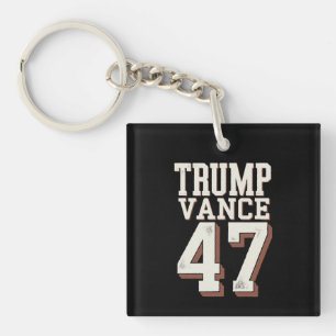 Trump Vance President Vintage Trump Wint Sleutelhanger