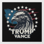 Trump Vance Raamsticker (Vel)