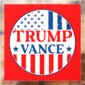 Trump Vance Raamsticker (Vel 2)