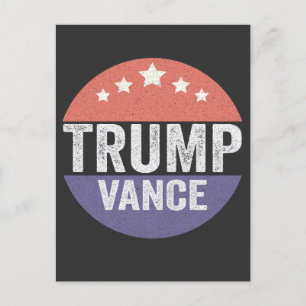 Trump Vance Republikeins Amerikaans Verkiezingsges Briefkaart