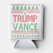 Trump Vance Republikeins lelijk kersttrui Xmas Blikjeskoeler (Voorkant)