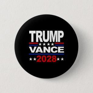 Trump Vance Republikeins President voor de derde t Ronde Button 5,7 Cm