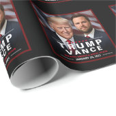 Trump Vance Victory Inauguration Day Keepsake Cadeaupapier (Rol Hoek)