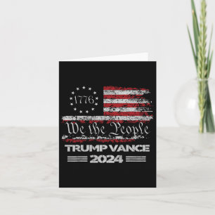 Trump Vance We The People 47e President Trump heef Kaart