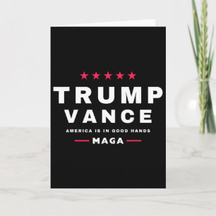 Trump Vance We Won Inauguratie Dag 47e President Kaart