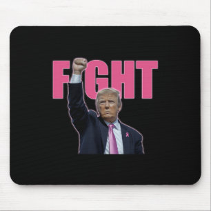 Trump vecht tegen borstkanker bewustzijn Pink Ribb Muismat