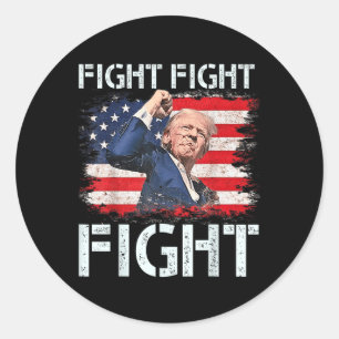 Trump vecht tegen Trump-signalen aan Amerikanen Ronde Sticker