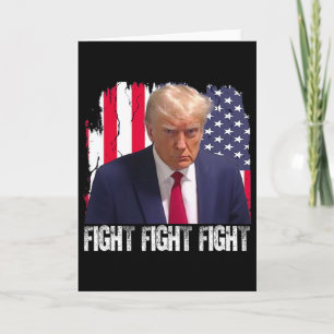 Trump Vecht Vecht Vecht Amerikaanse Vlag Donald Tr Kaart