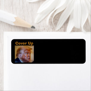 Trump/Verberg Retouradreslabel Etiket