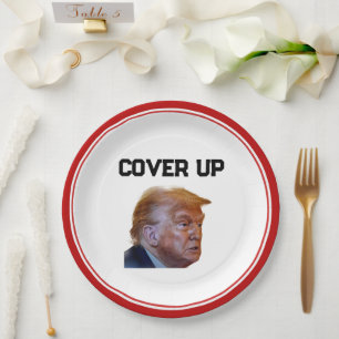 Trump Verdoezings Papieren Bord