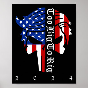 Trump-verkiezing te groot om te manipuleren Conser Poster