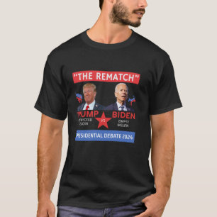 Trump veroordeelde misdadiger Biden lege meloen pr T-shirt