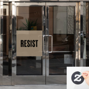 Trump verzet Trump protest anti-politiek protest  Raamsticker