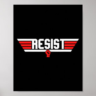 Trump verzet zich tegen protest tegen anti-politie poster