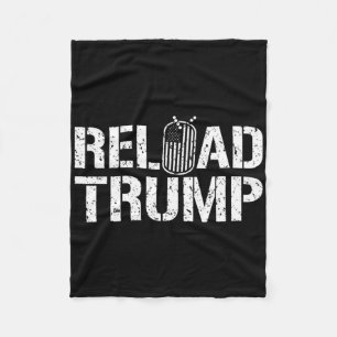 Trump Veteraan Herladen Voor Trump Fleece Deken