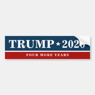 Trump - VIER MEER JAREN offertes - grappig Bumpersticker