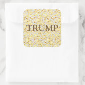TRUMP VIERKANTE STICKER (Tas)