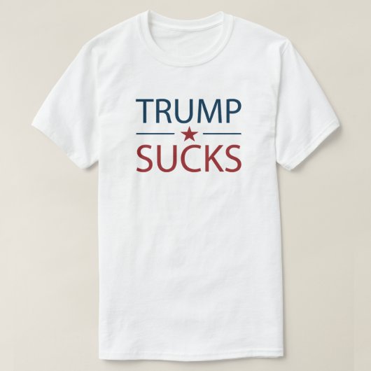 Trump viole le T-shirt anti-Trump (Design devant)